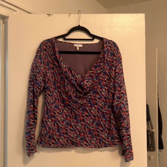 Brand New Multi-Colored ADAM by Adam Lippes 100% Silk Blouse - Women’s Size 0 - Picture 1 of 11